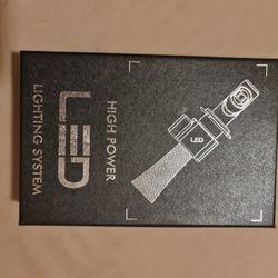 G6 Fanless Car LED Headlight Conversion Kit 30W COB 6000K White, Pack of 2