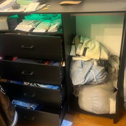 4 Draw Cabinet With Neon Lights 