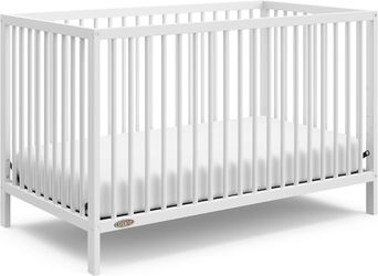 Teddi 5-in-1 Convertible Crib GREENGUARD Gold Certified, Baby Crib Converts to Daybed, Toddler Bed