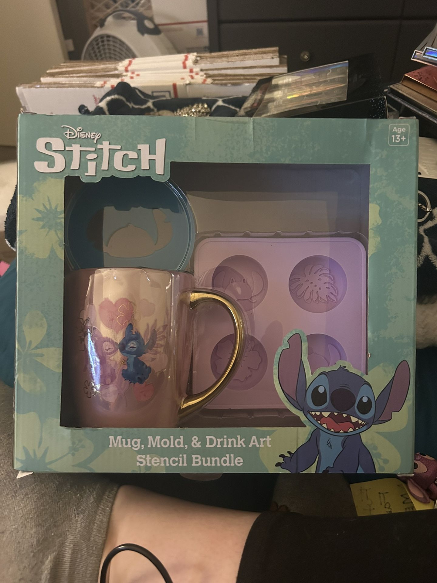 Disney Stitch Mug, Mold and Drink Art Stencil Kit