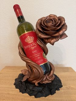 “Rose Wine Holder” 3D printed!!!