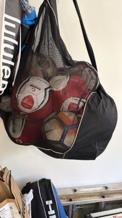Bag of soccer balls