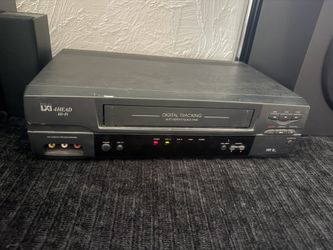 VHS player and movies