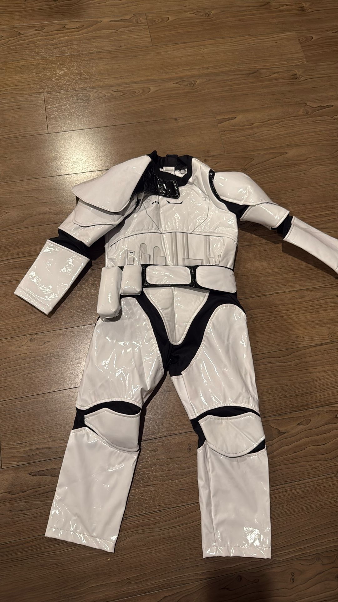 Star Wars White Storm Trooper Costume Size 4 Kids