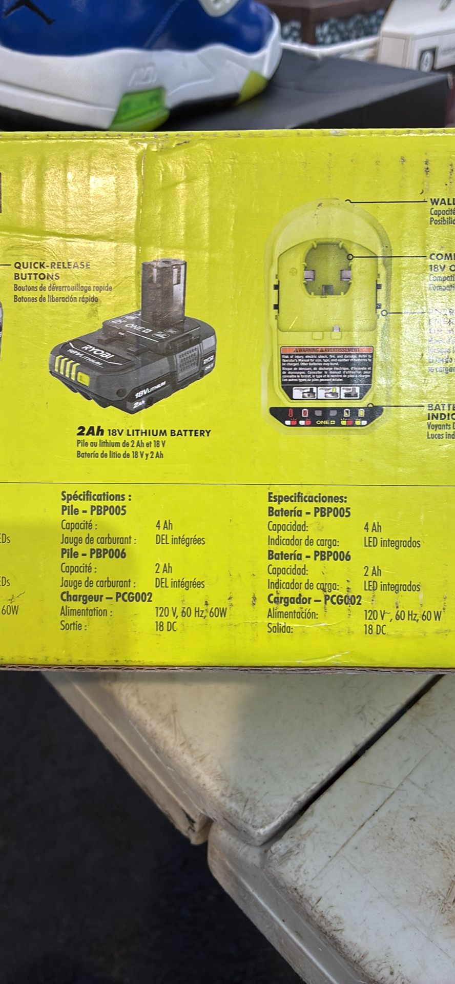Ryobi Battery And Charger