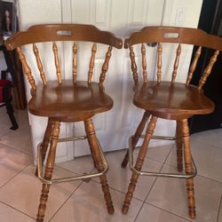 Wooden Bar Stools 