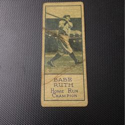 1924 Willard Candy Babe Ruth Yankees Rare Reprint 