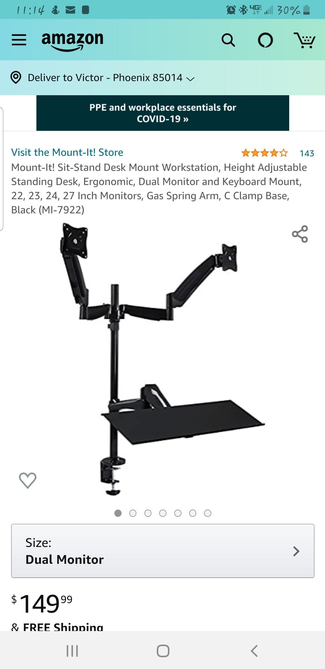 Mount it sit stand desk mount