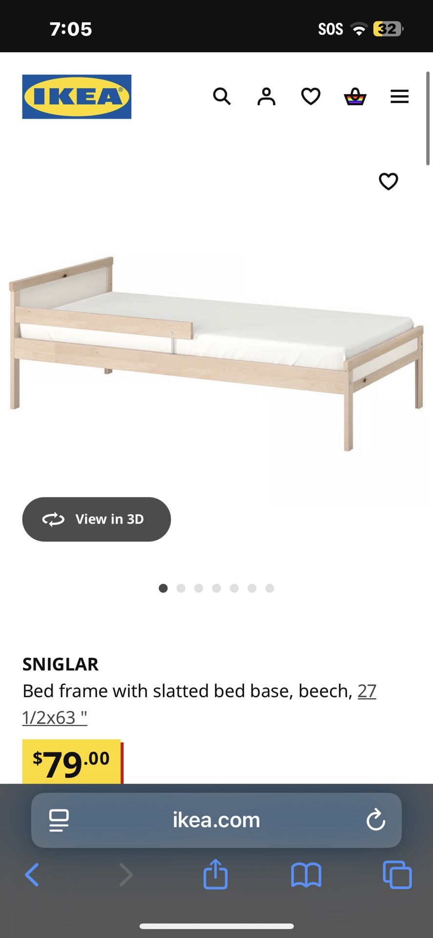 2 Single Kids Bed From IKEA WITH MATTRESSES