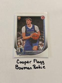 Cooper Flagg Dallas Mavericks Forward Bowman Rookie Card.