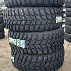 35x12.50R17LT Set Of 4 Crosswind M/T New Tires 