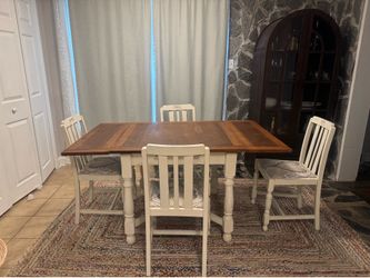 Table and 4 chairs
