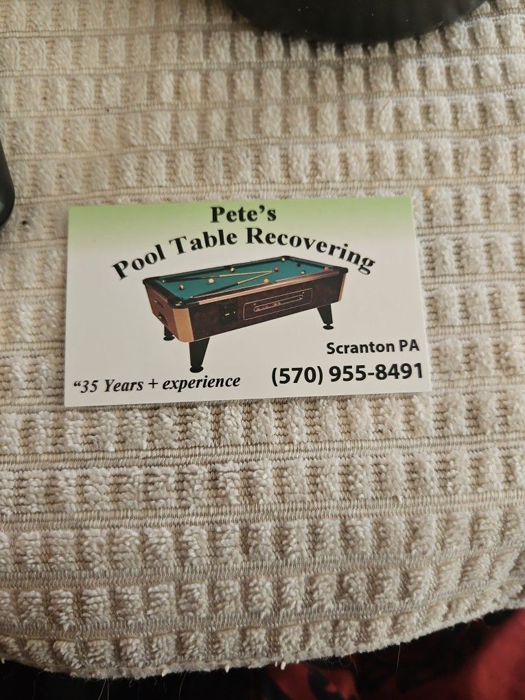 Pool.\nTable recovery