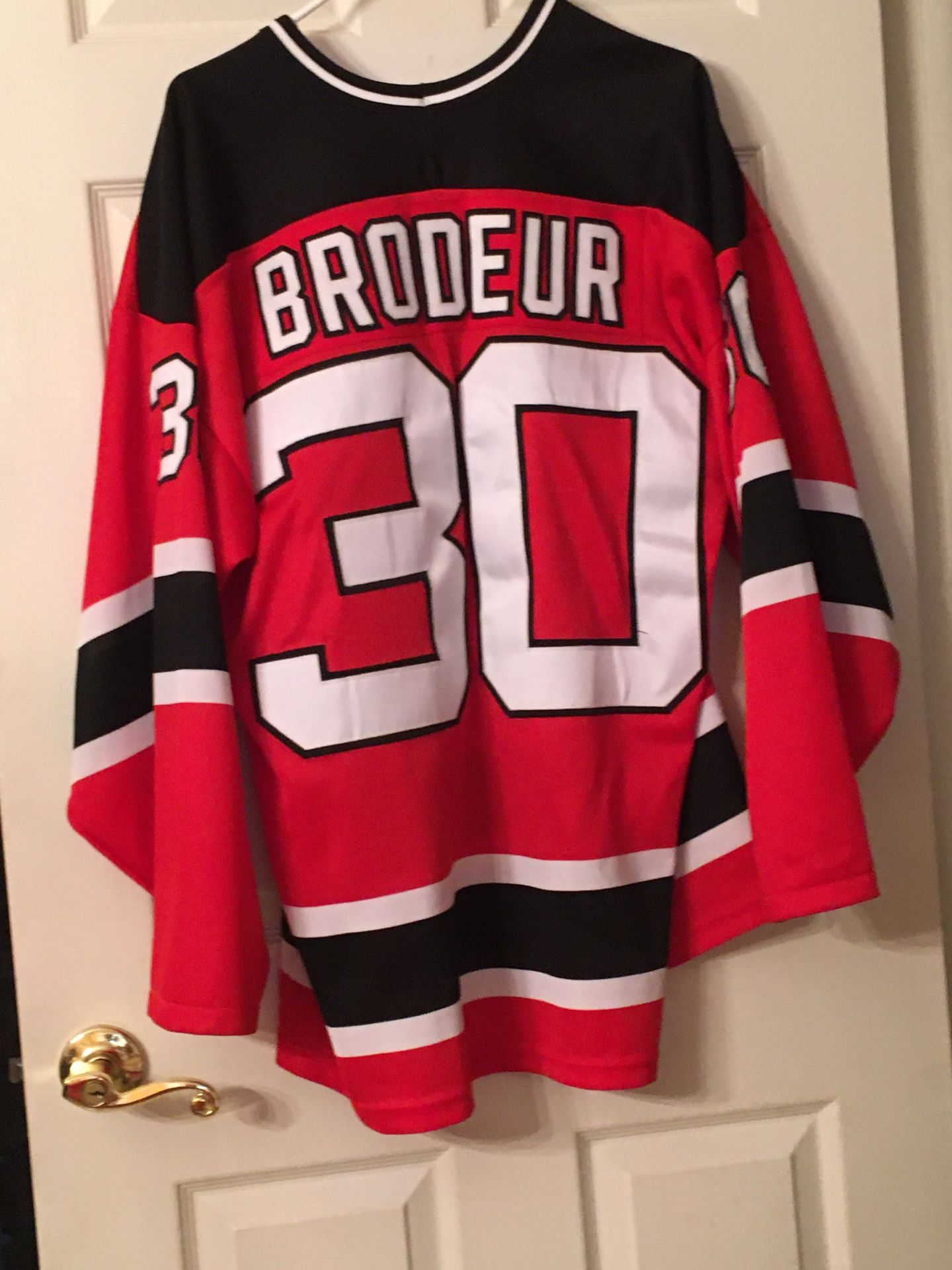 MJ Devil greatest goalie Marty Brodeur #30 Jersey XL adult