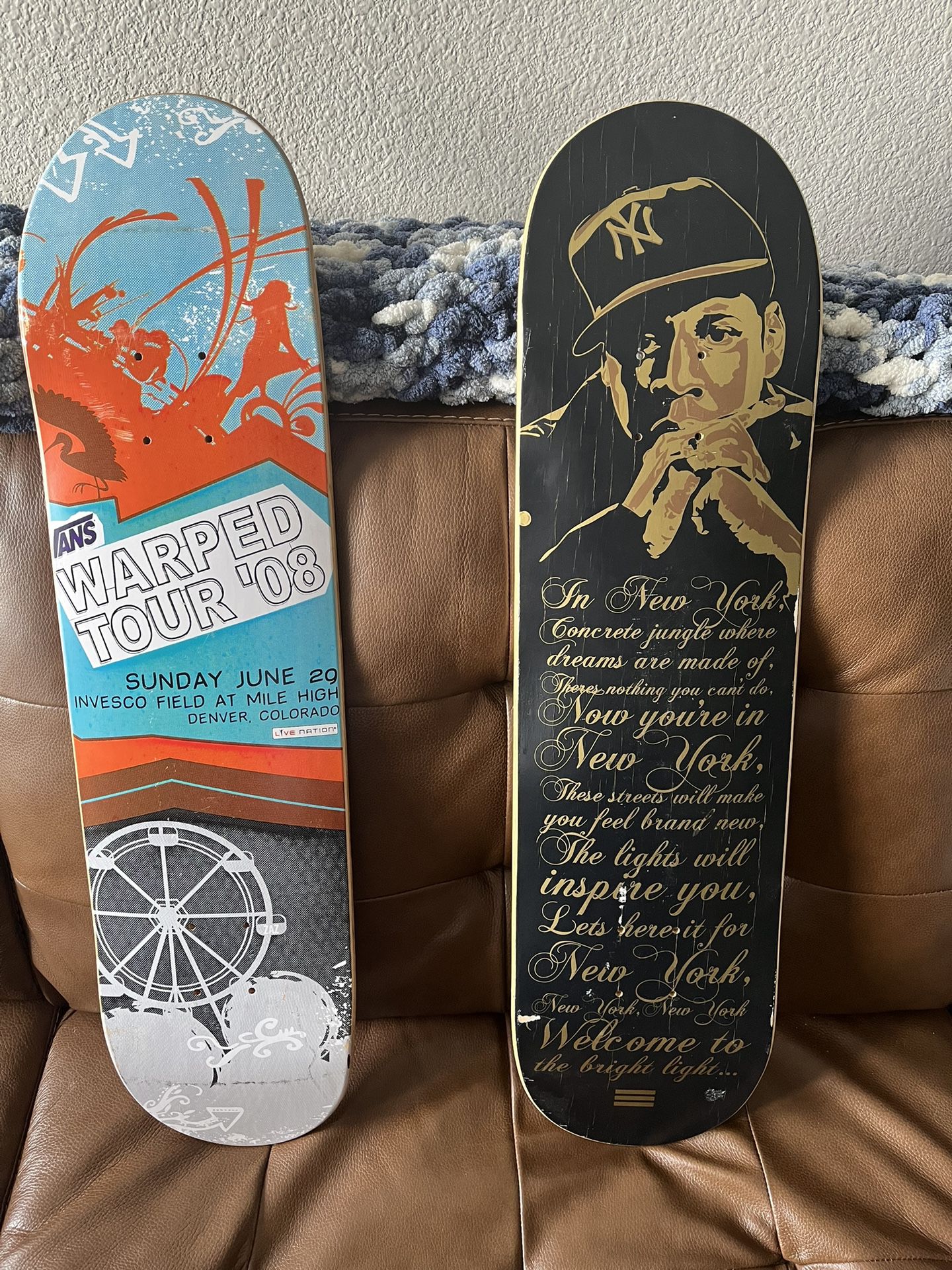 Commemorative Skate Boards - Warped Tour ‘08 And AKMG Summit 2010