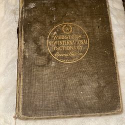 2nd Edition Webster Dictionary