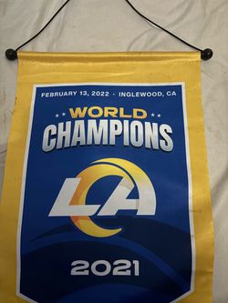 Rams Super Bowl 2021 Flags