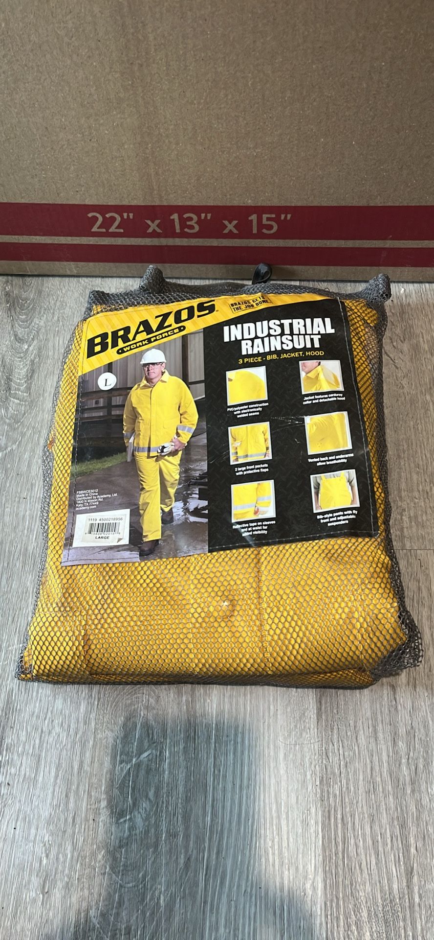 Brazos Work Force Industrial Jacket Large New In Package