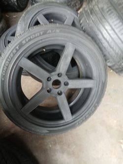 18 Inch Rims 5 Lug 5x114 5x4.5 On Used Tires 235 45 18