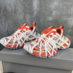 Balenciaga 3XL Extreme Lace Sneaker 'Worn-Out - Grey Red Black'