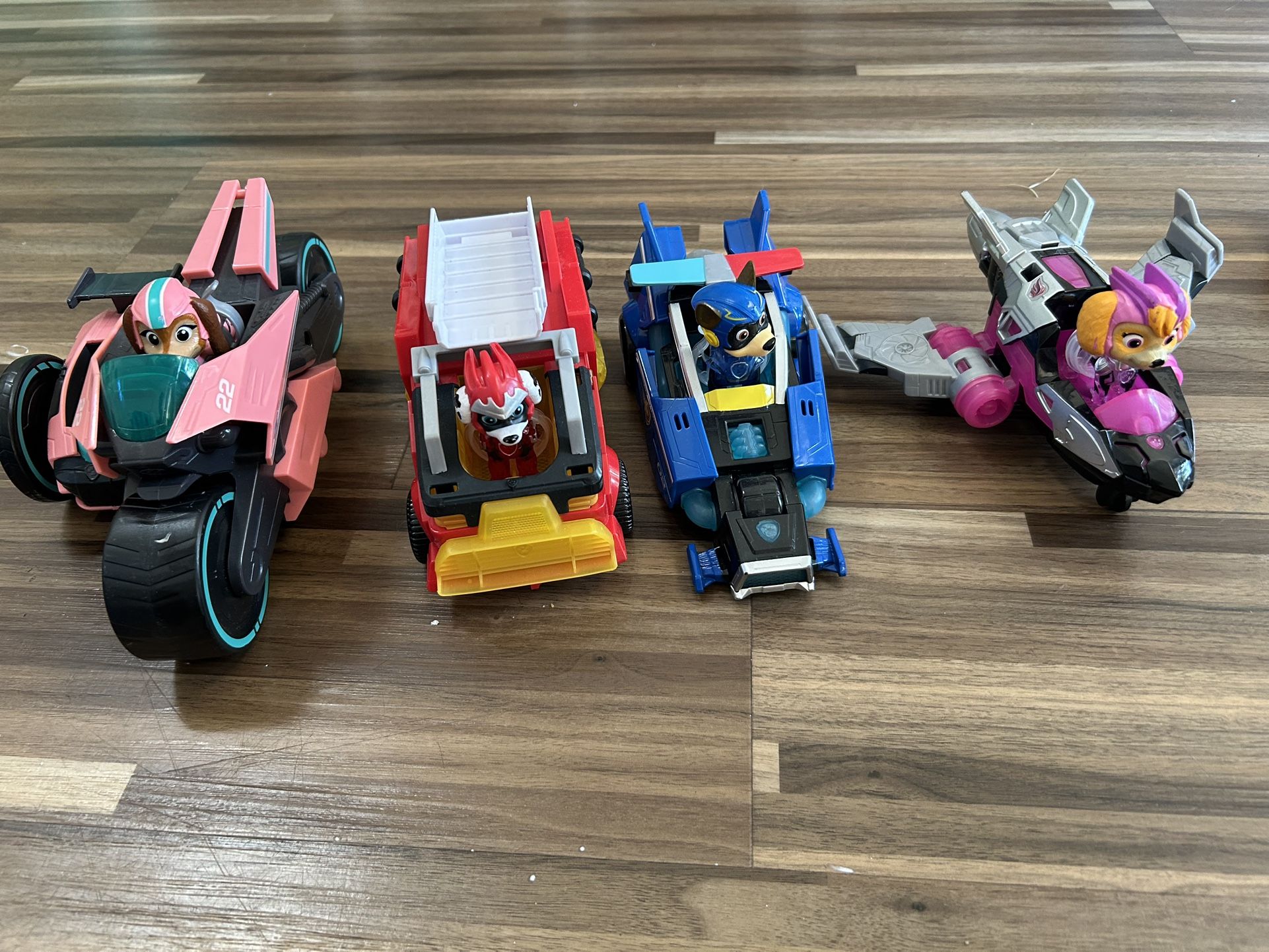 Paw Patrol Cars And Action Figures