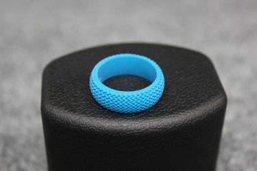 ROQ Bermuda Blue Silicone Wedding Ring Size 10