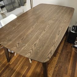 Dark Walnut Sturdy Dining Table