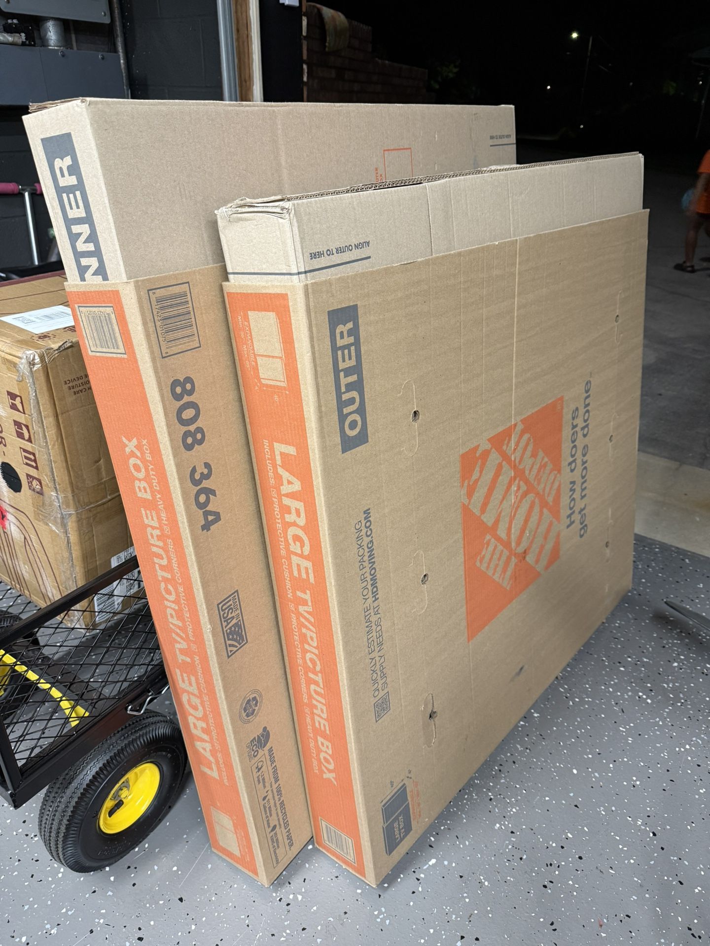 TV Moving Box