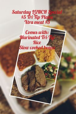 Saturday 5/18 lunch special
