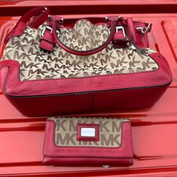 Used Original Michael Kors Purse & Wallet 