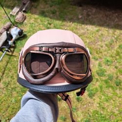 Pink Half Helmet 