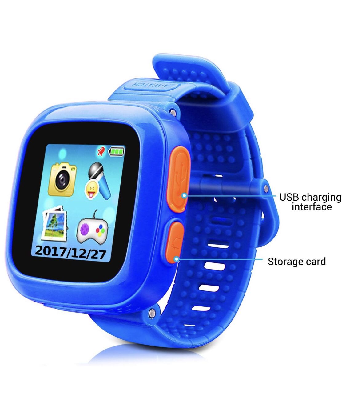 Game Smart Watch of Kids, Girls Watch with Game,Kids Smartwatch with Game Wrist Watch Education Toys Boys Girls Gifts (Dark Blue)