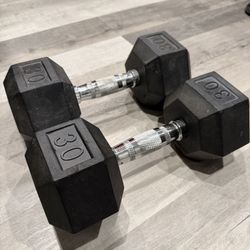 30 Lb Dumbells Like New