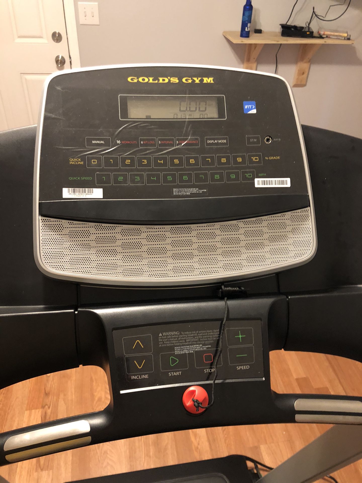 Golds Gym Treadmill.....basically new!!!