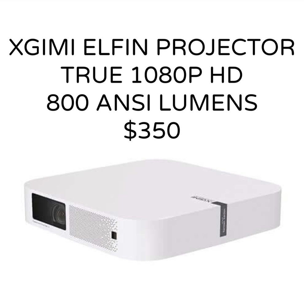LIKE NEW XGIMI ELFIN PROJECTOR 1080P / 800 ANSI LUMEN for Sale in