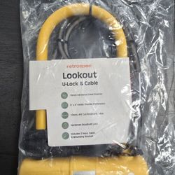 Lookout Bike Lock And Cable