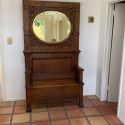 Antique Hall Tree