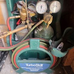 TurboSkill Portable Oxygen Acetylene Portable Torch Set" HVAC 