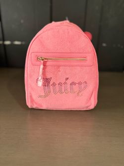 Juicy Couture Pink Velour Mini Backpack