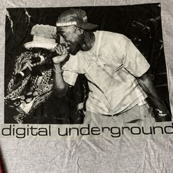 Vintage Digital Underground T-shirt with Shock G (Humpty Hump) and Tupac