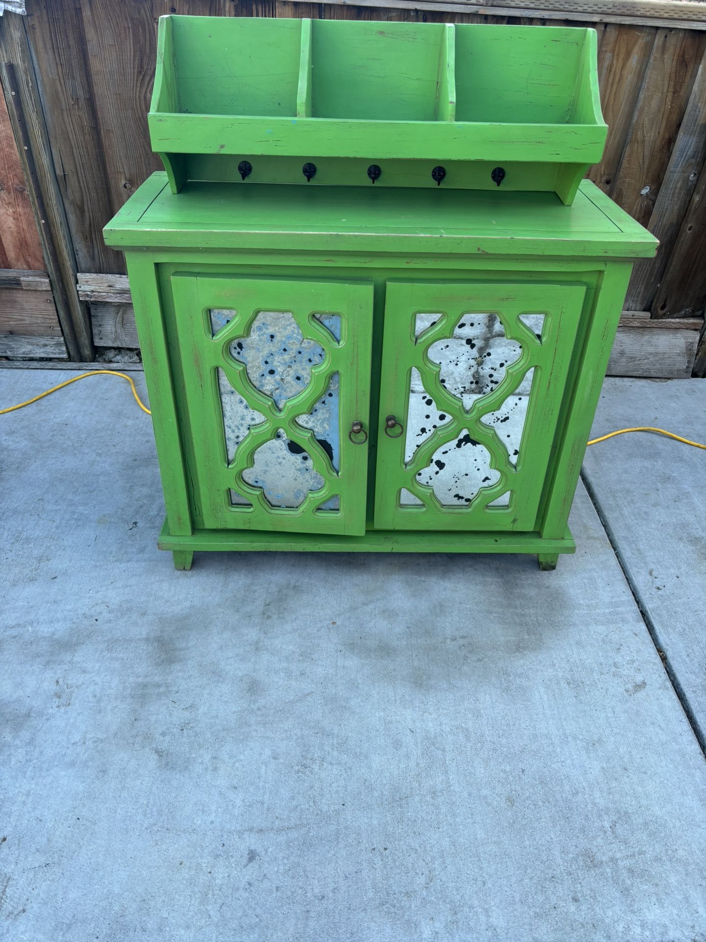 Green Cabinet 2 Piece 