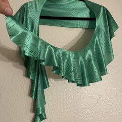 Sparkling Green Shawl Wrap 