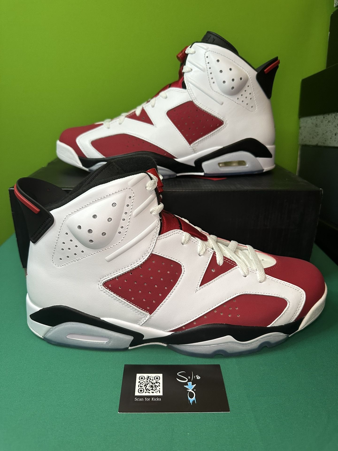 Air Jordan 6 Retro 2014  “Carmine” NEW Size 13 OG ALL 384664-160