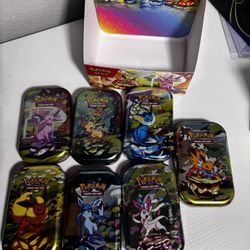 Prismatic Evolutions Mini Tins Pokemon Cards 