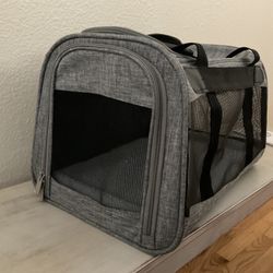 Sherpa Gray Element Travel Pet Carrier