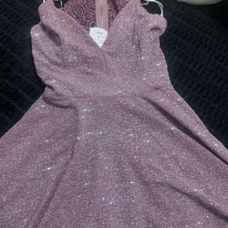 Purple Glittery Dress 