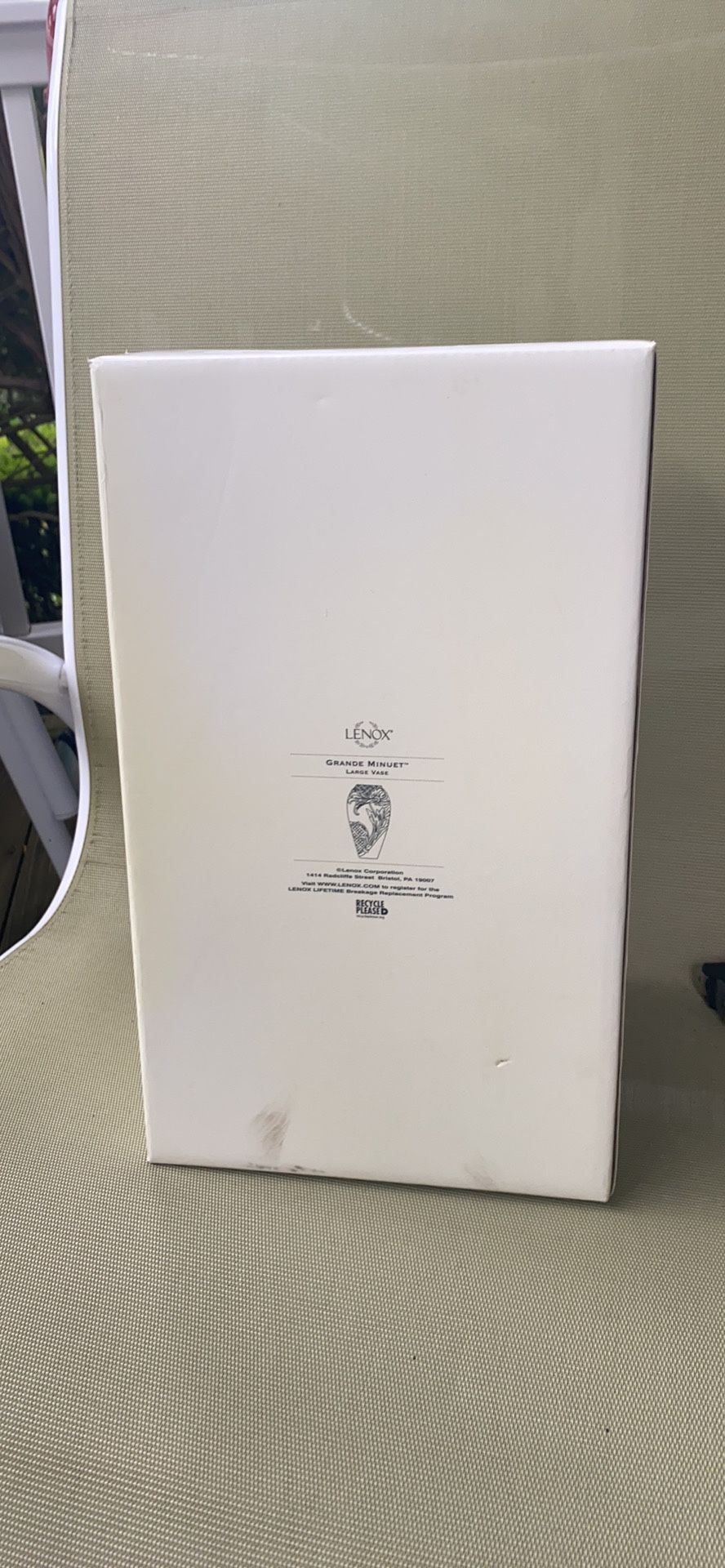 Lenox Grande Minuet Large Vase