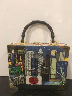 Cigar Purse-New York Skyline-Lined