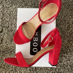 Red Sandal Heels