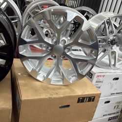 Silver Snow Fake Wheels 